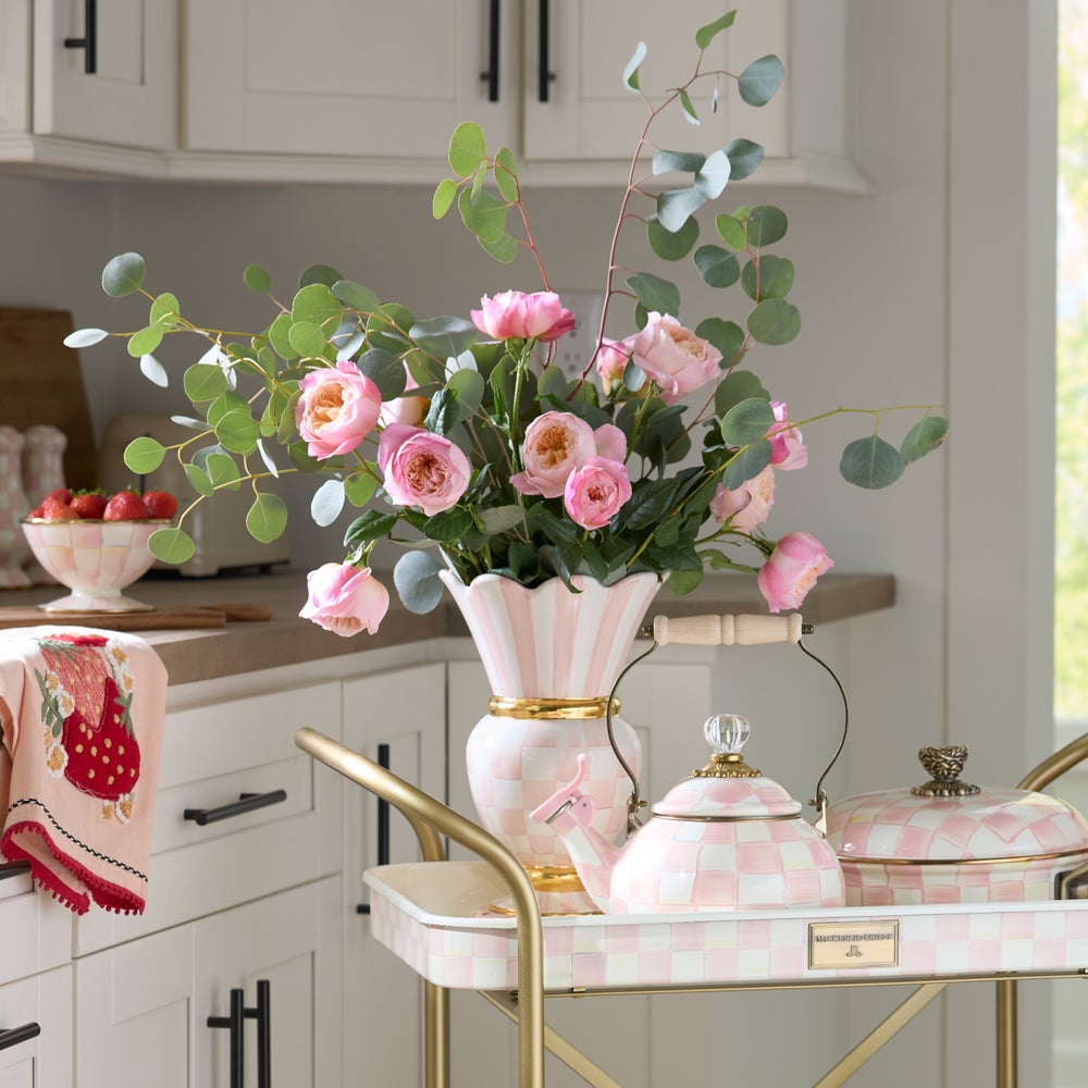 Rosy Check Ceramic Great Vase