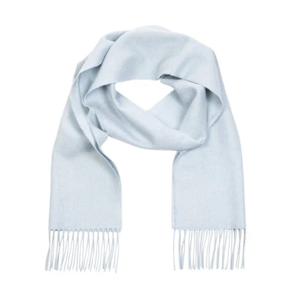 Merino Luxury Wool Scarf Ice Blue