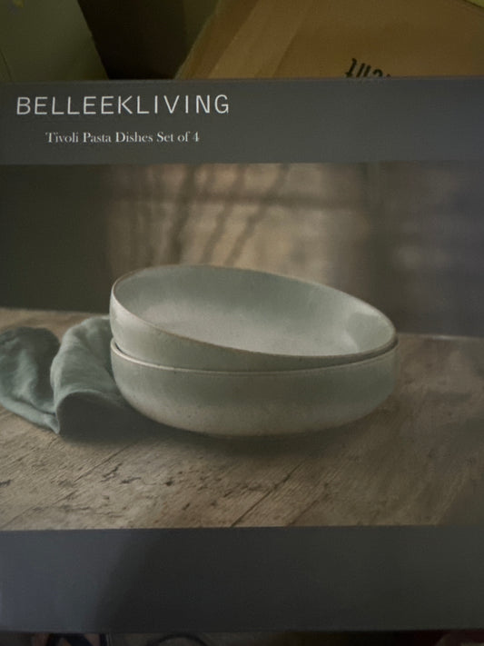 Belleek Living Tivoli Pasta Dishes Set 4