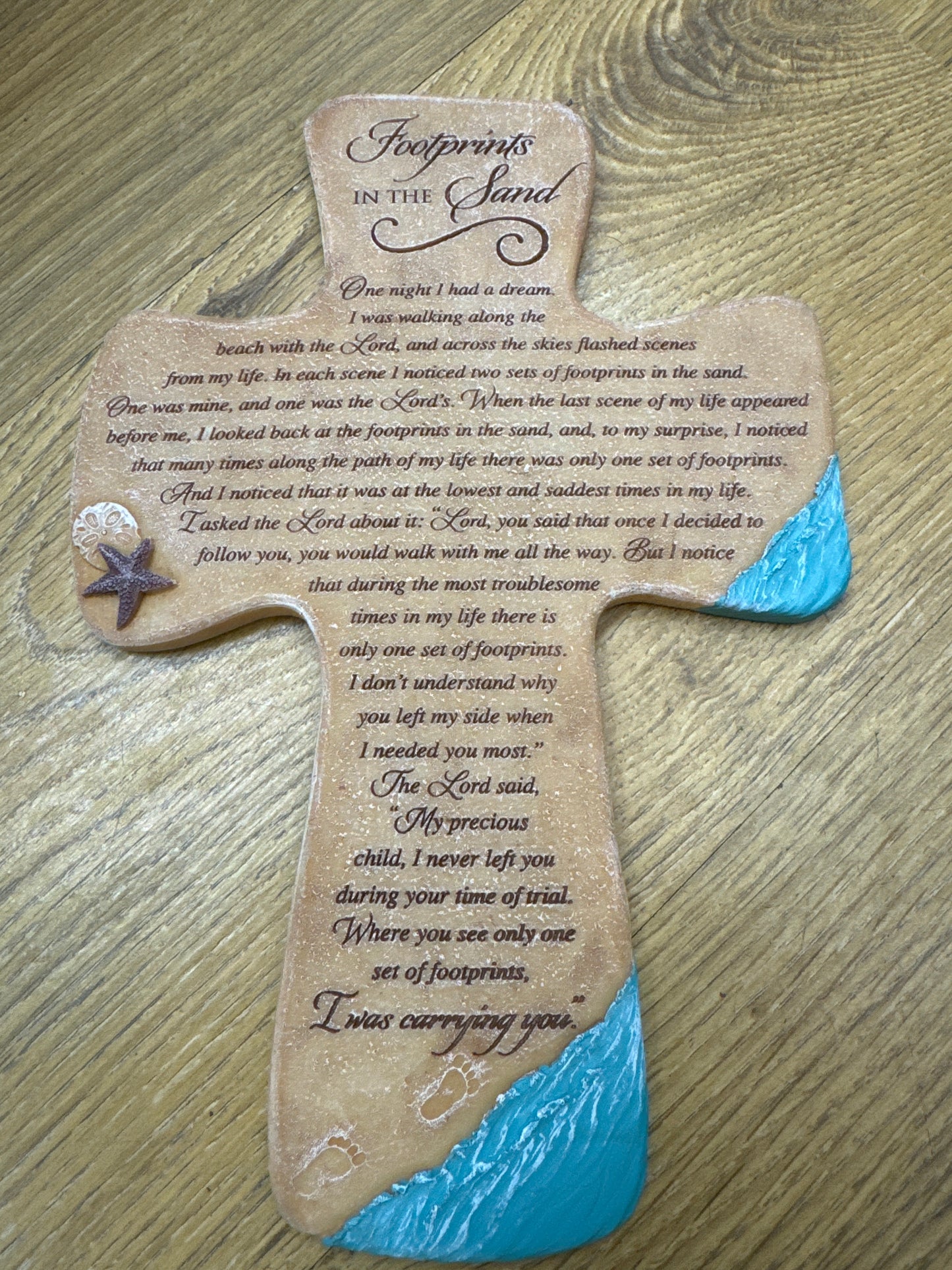 Resin Cross Footprints