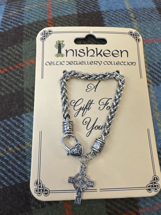 Inishkeen Celtic Jewellery Bracelet Celtic Cross