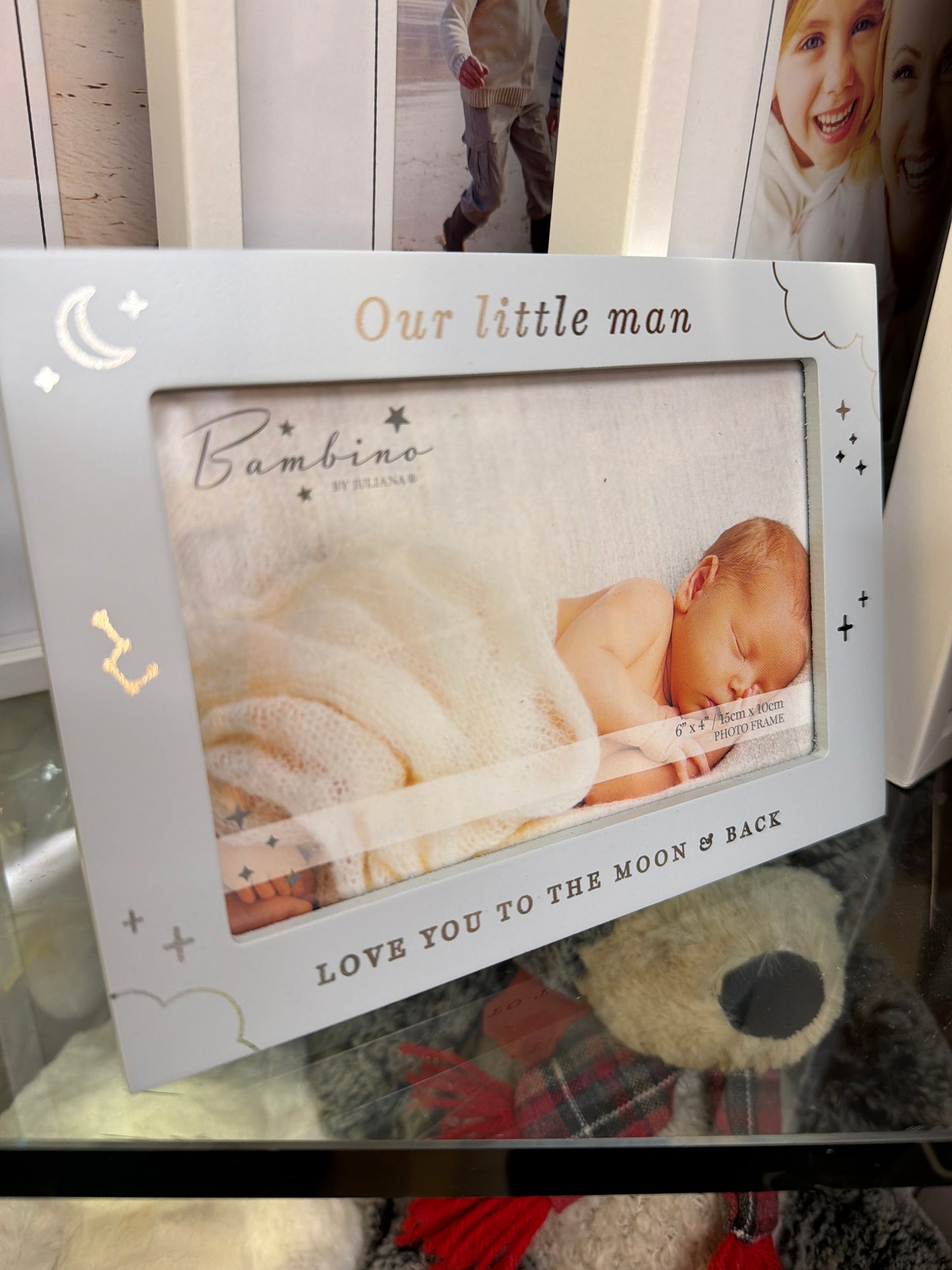 Bambino Wooden Frame "Little Man" 6x4