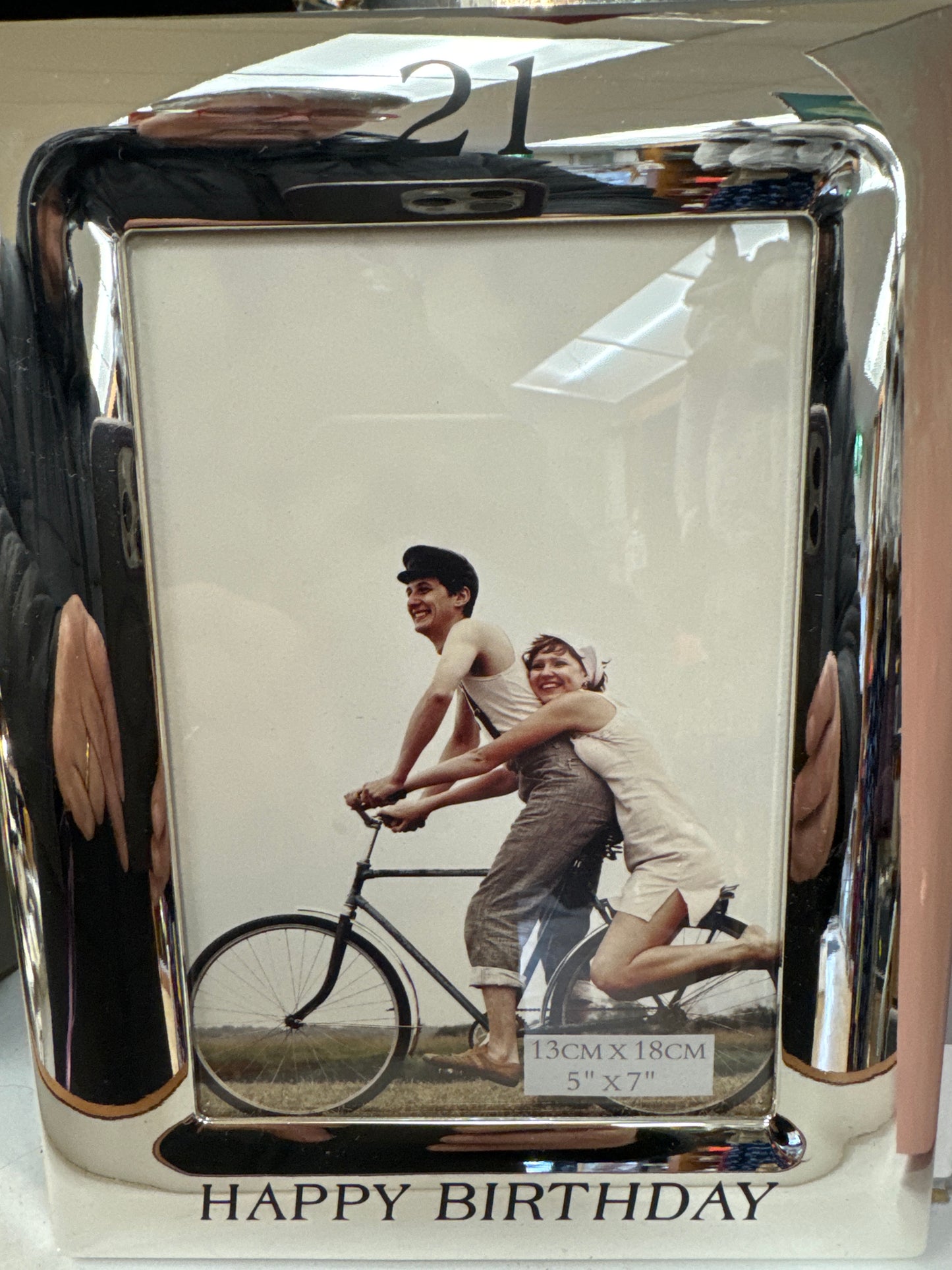 21st Birthday Frame 13cm x 18cm 5" x 7"