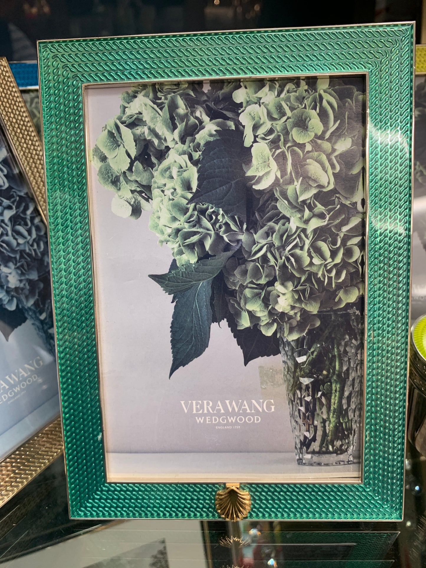 Vera Wang Treasures Aqua Frame 4"x6"