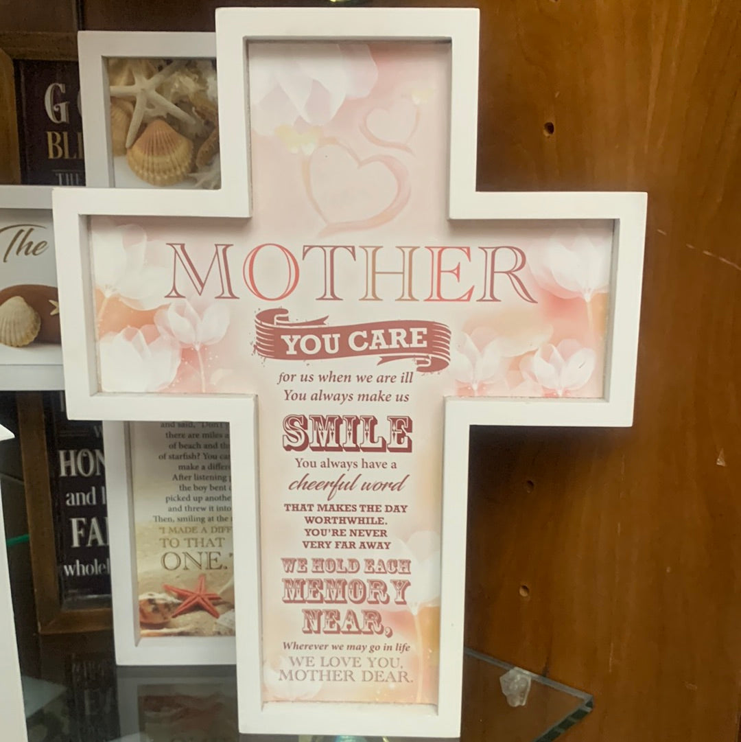Wood Cross Mother