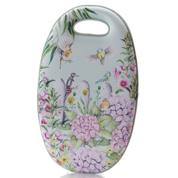 FLORAL FEATHERED BIRD GARDEN KNEELER PAD