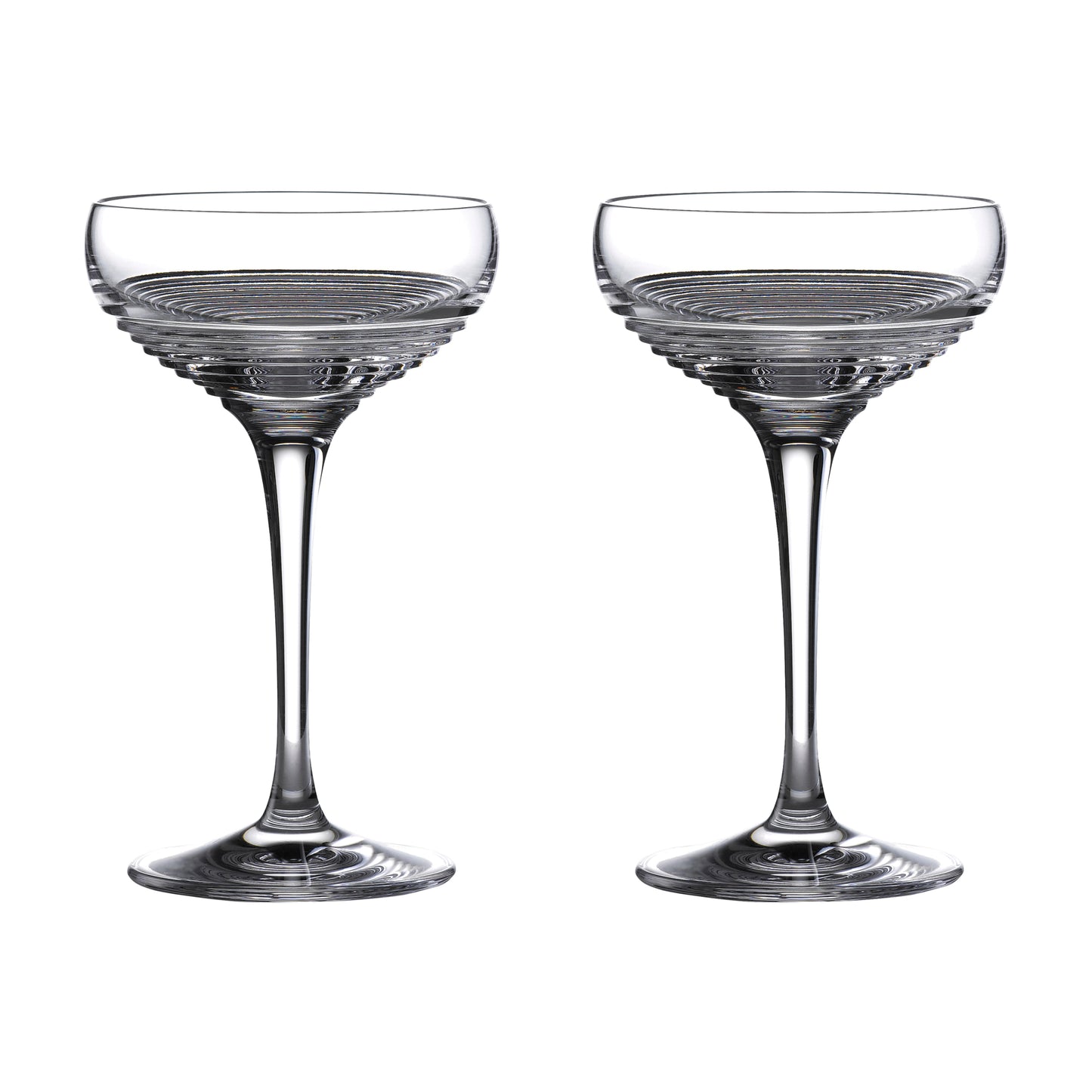 Circon Saucer Champagne Pair