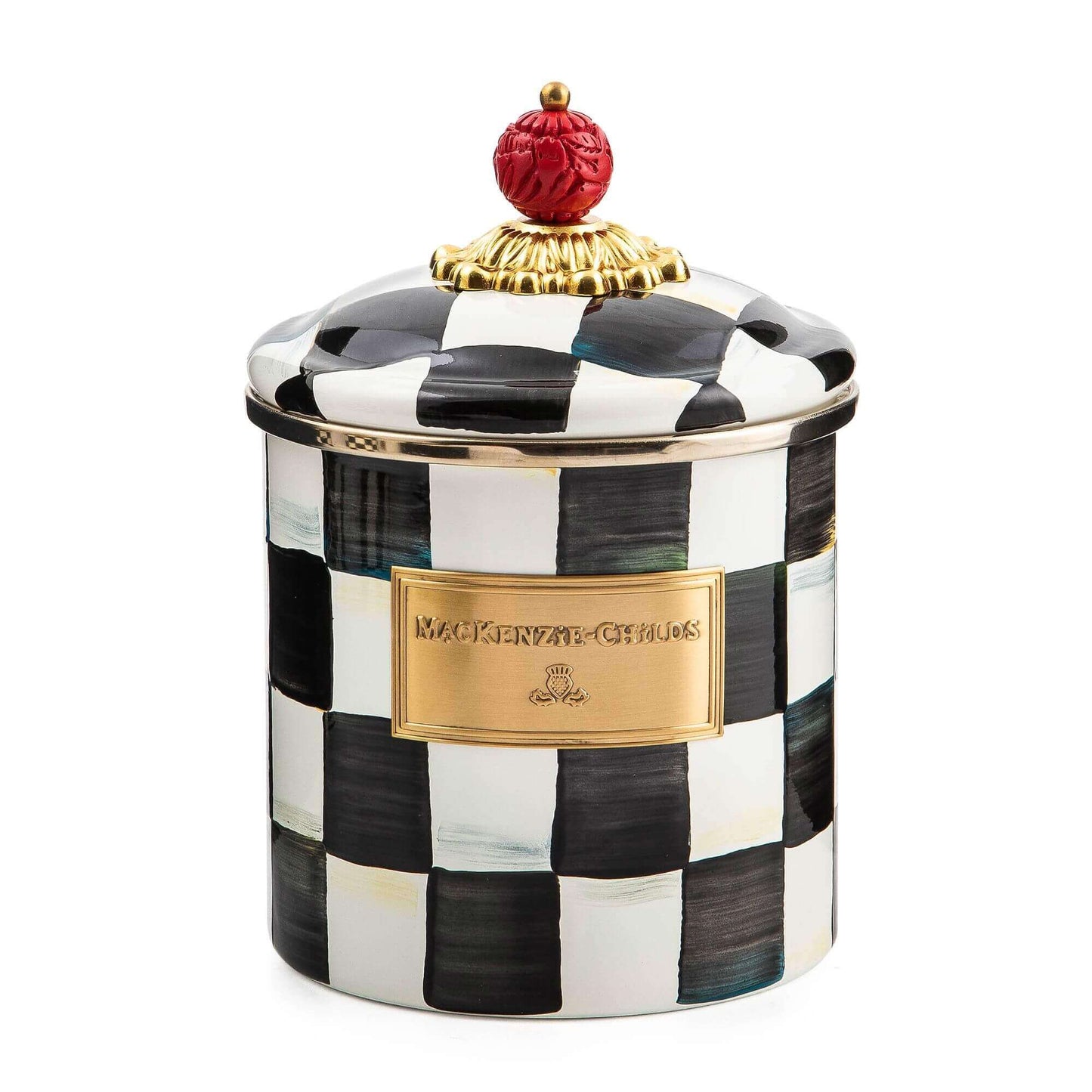 Courtly Check Canister - Small