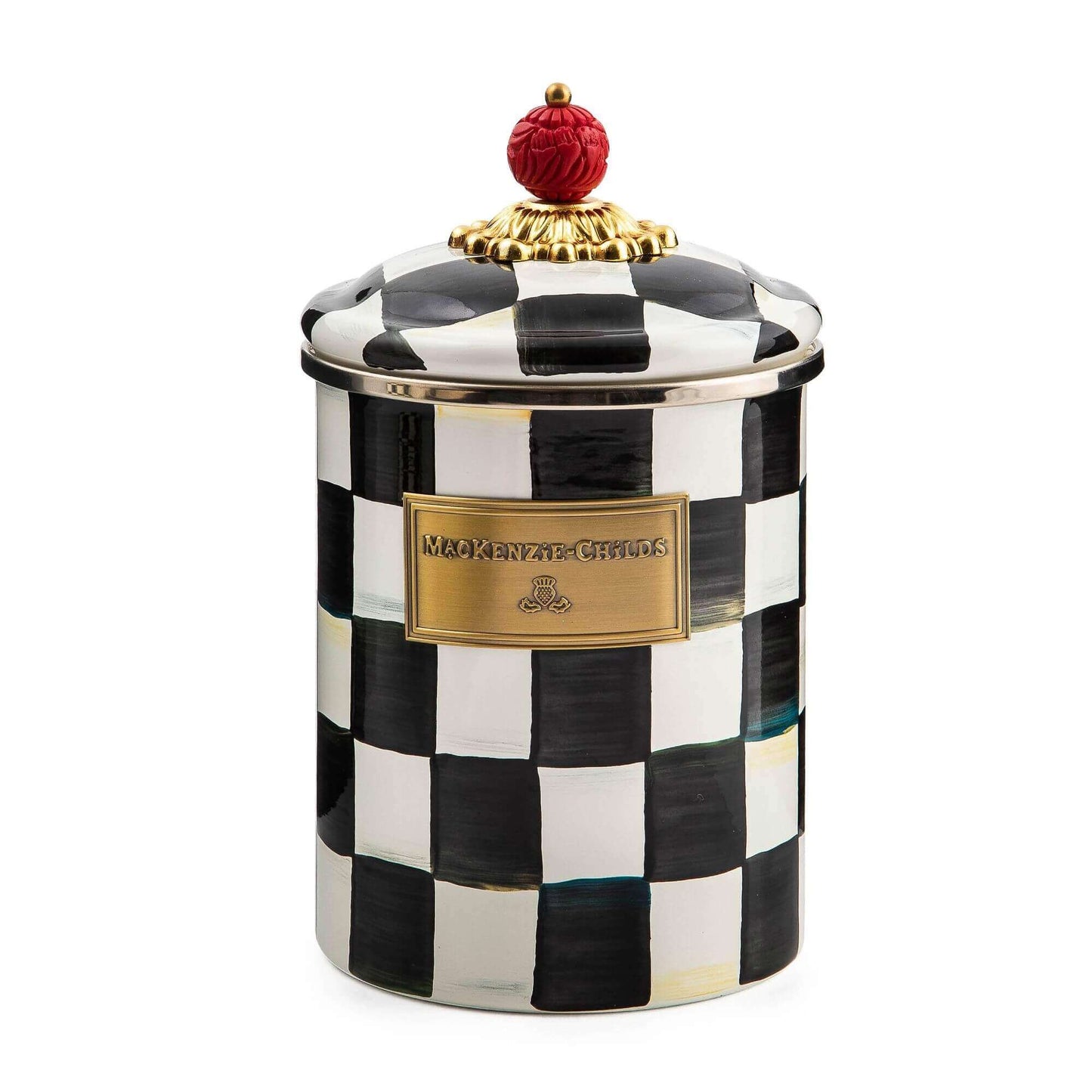 Courtly Check Canister - Medium