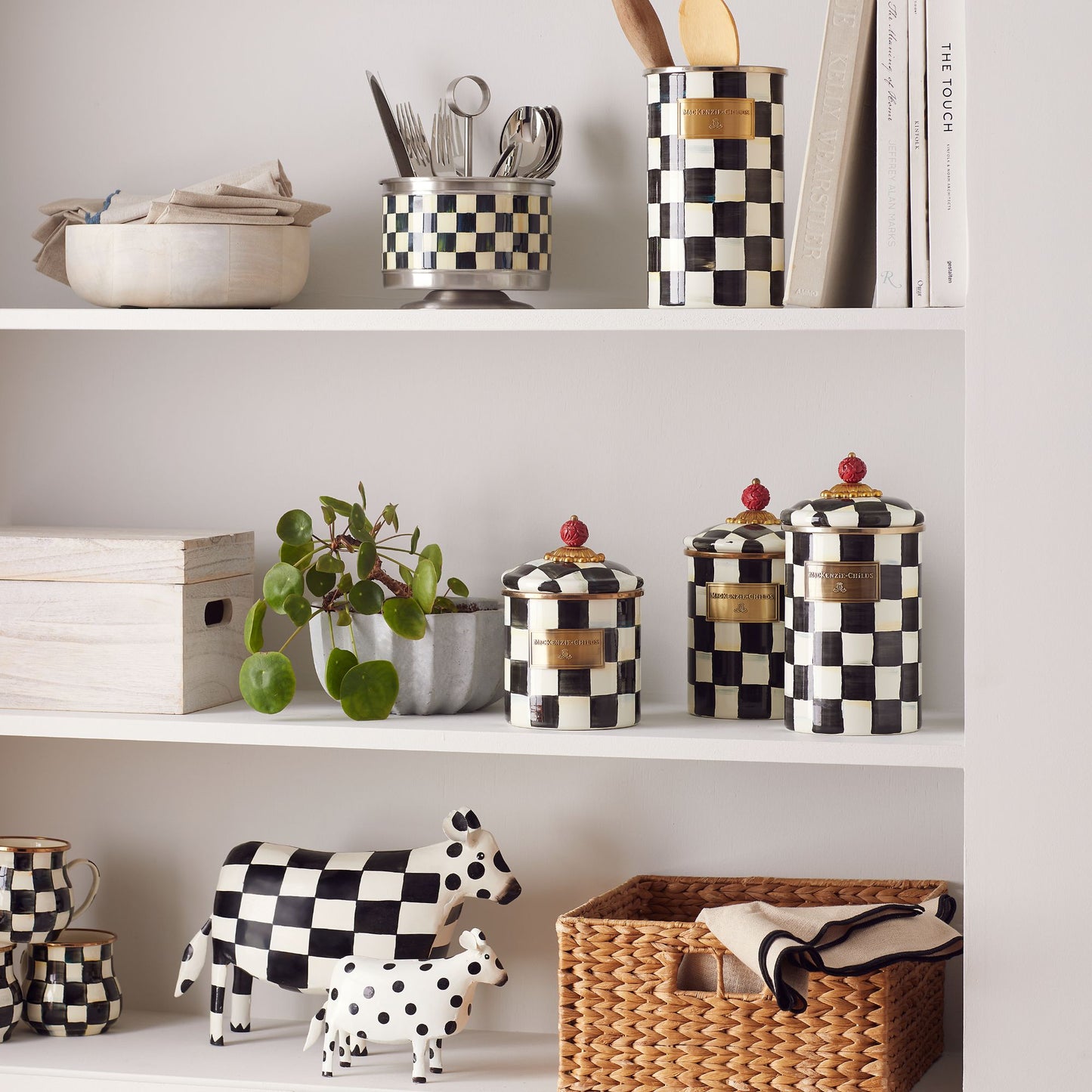 Courtly Check Canister - Large