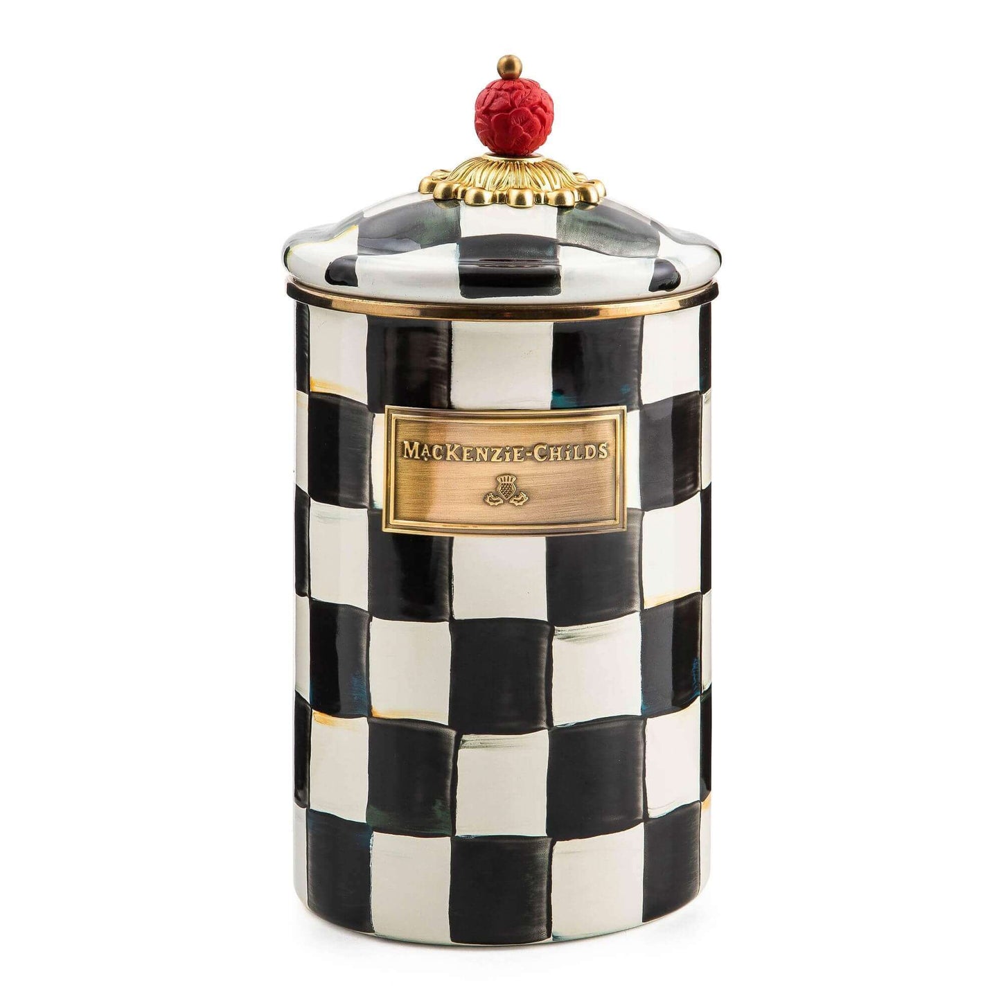 Courtly Check Canister - Large