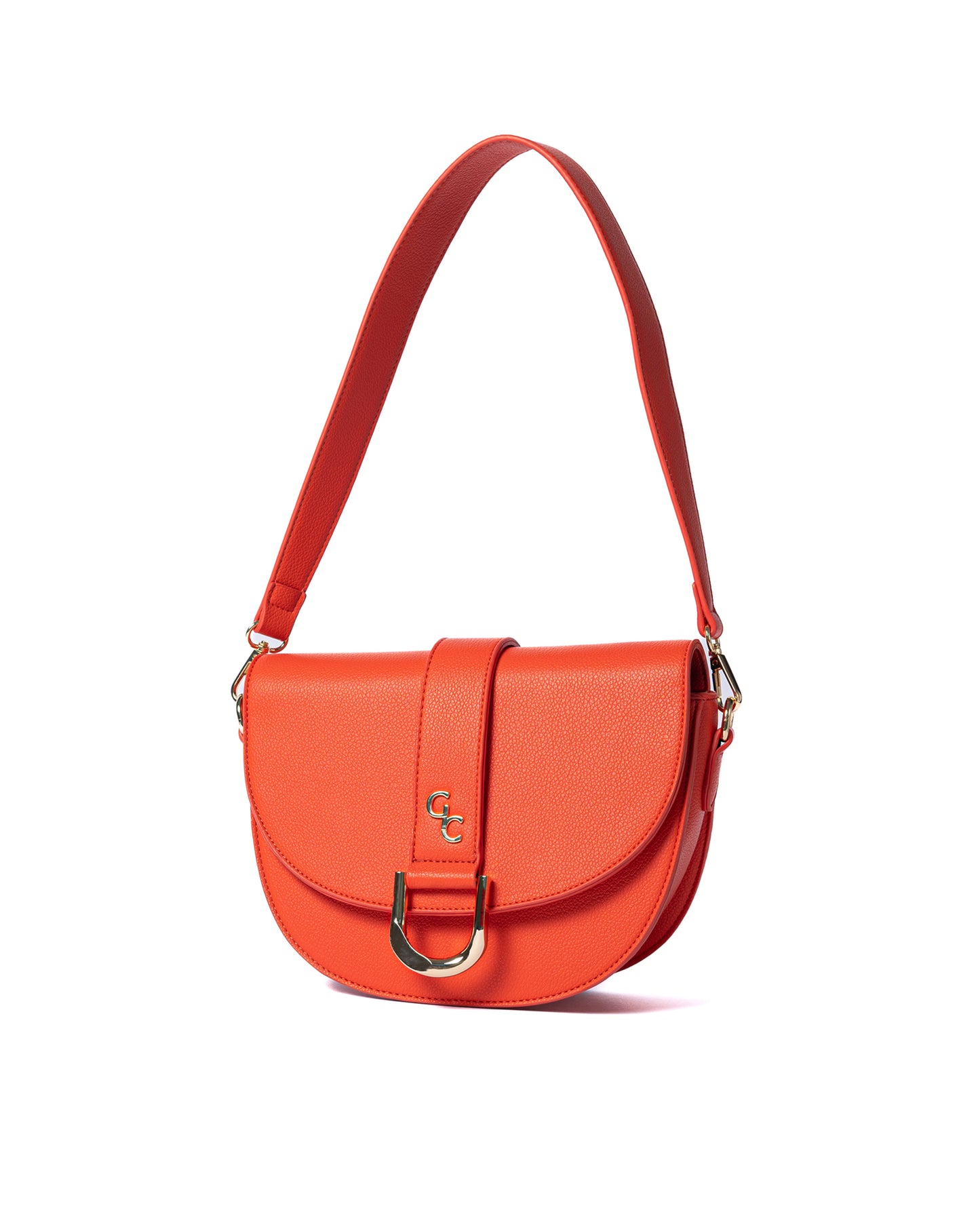 Galway Crystal Saddle Bag Vermillion Red