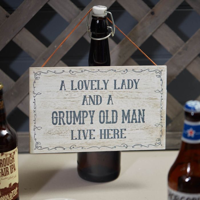 LOVELY LADY GRUMPY OLD MAN