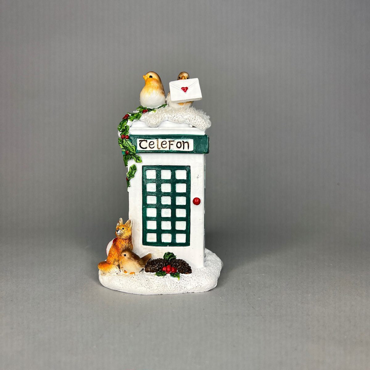 Christmas Irish Phone box 16cm