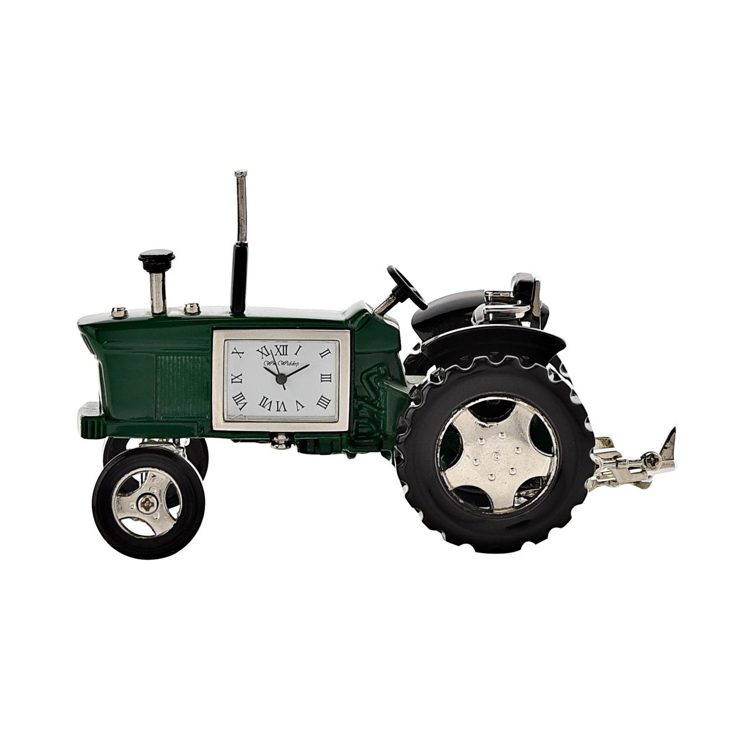 WILLIAM WIDDOP® Miniature Clock - Green Tractor
