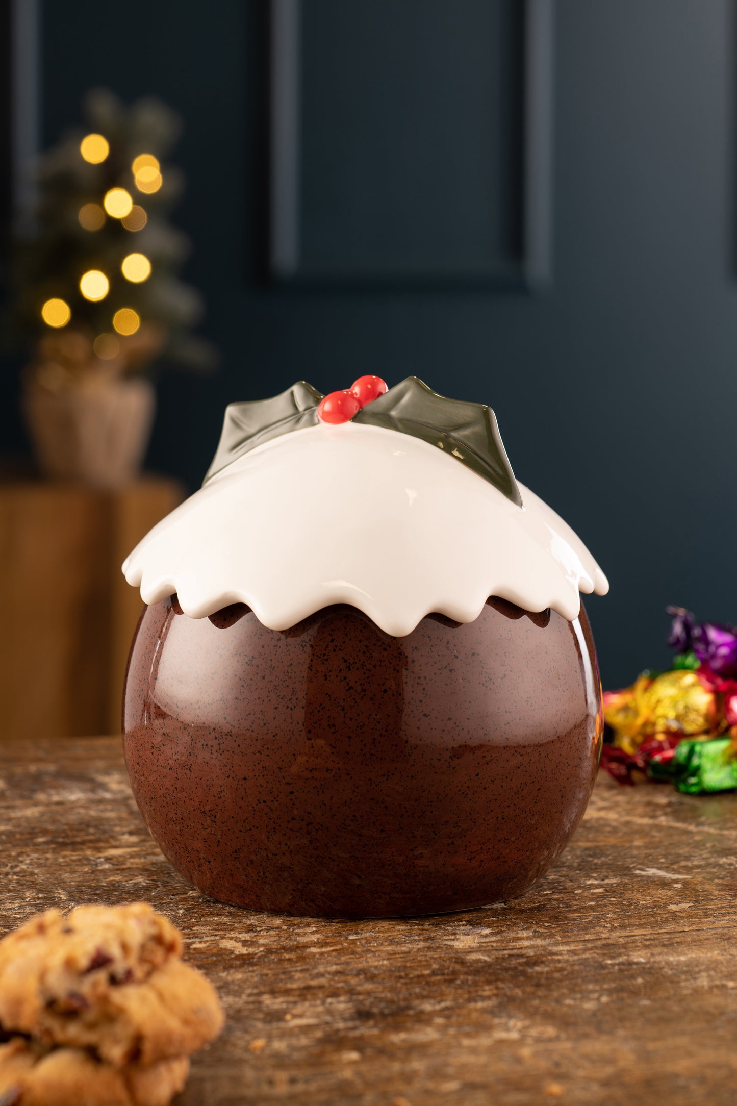 CHRISTMAS PUDDING SWEET JAR
