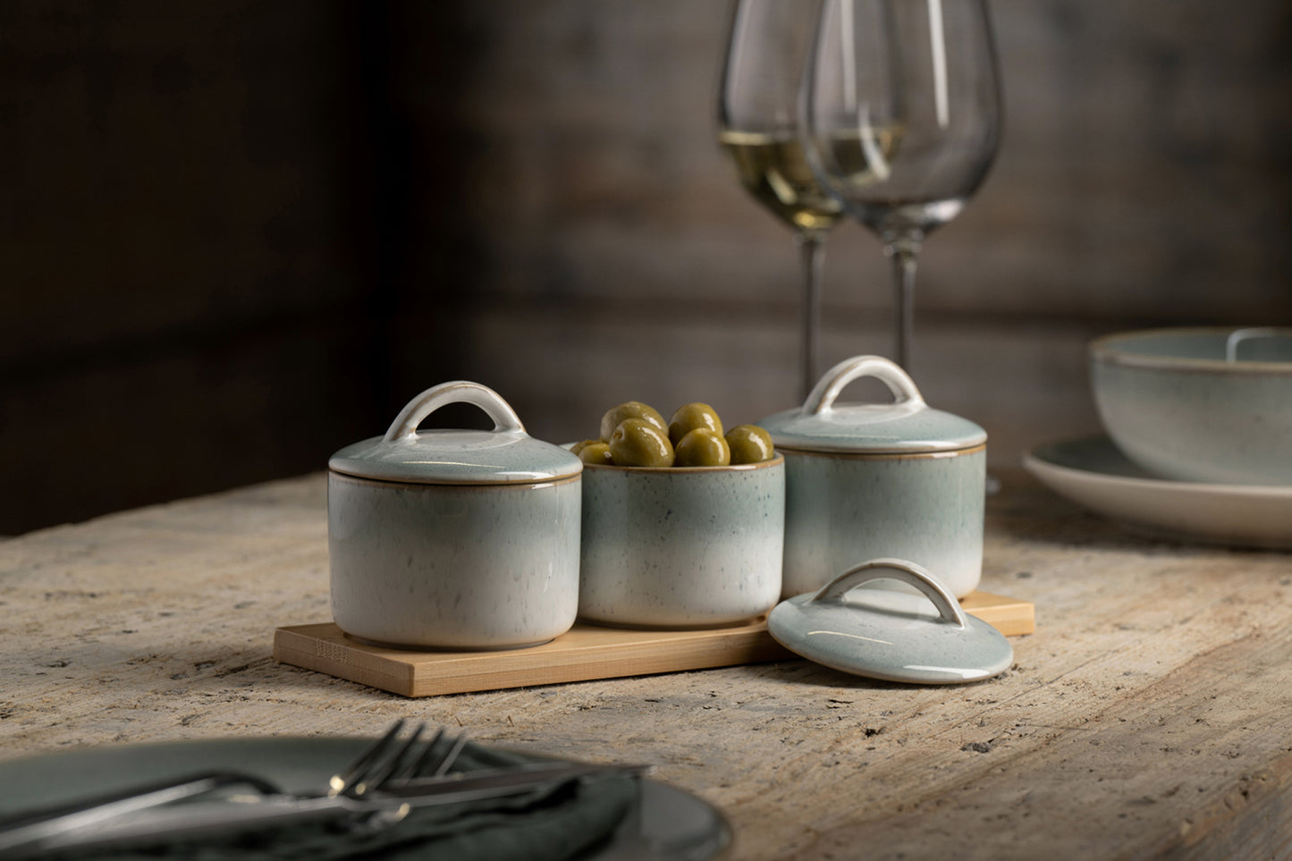 Belleek Living Tivoli Lidded Serving Bowl Set