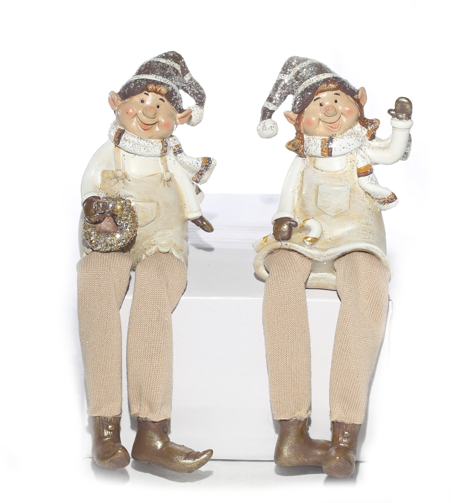 Sitting elf cream /beige 2 ass