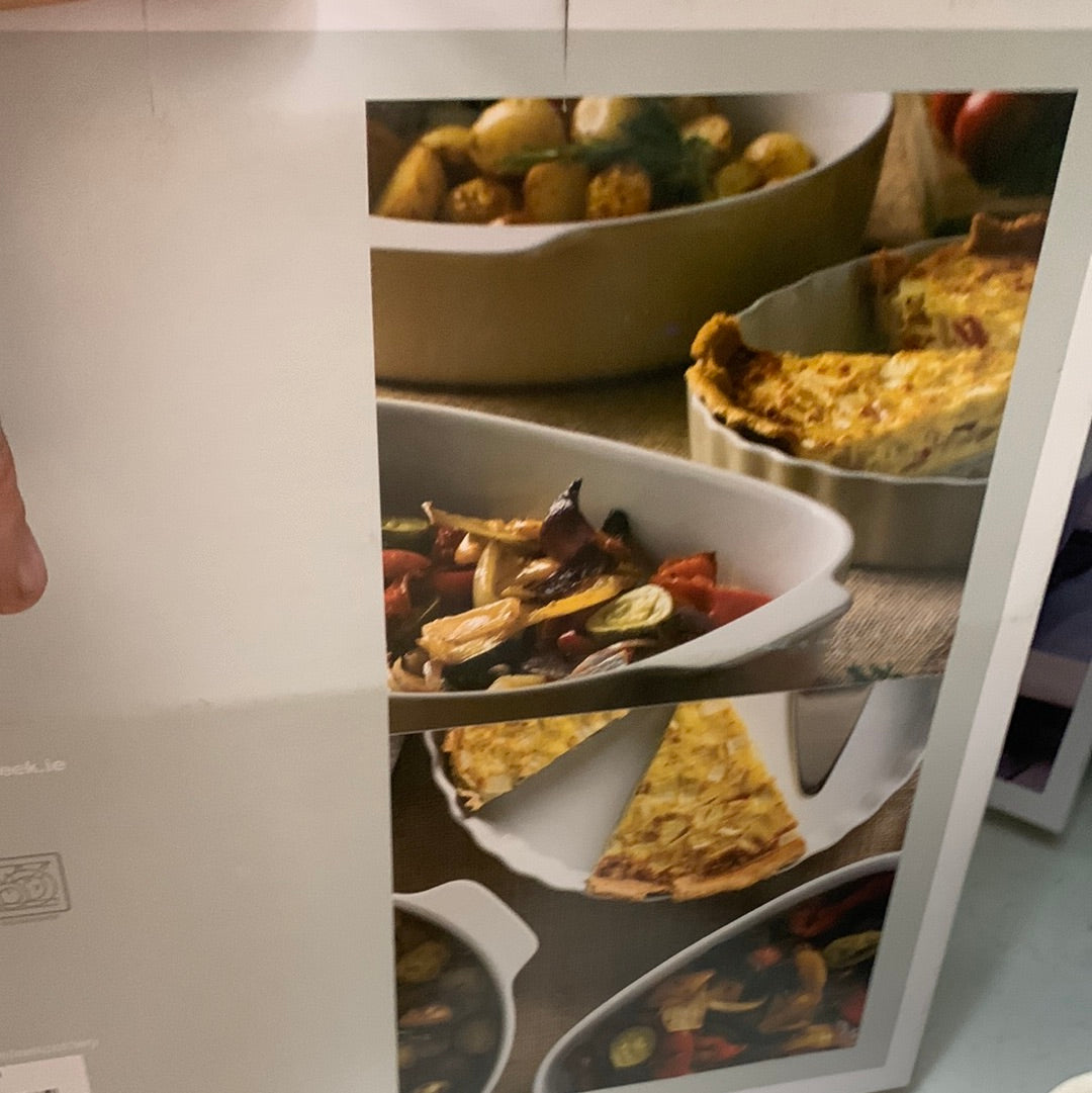 10.5" Pie Dish Belleek Living