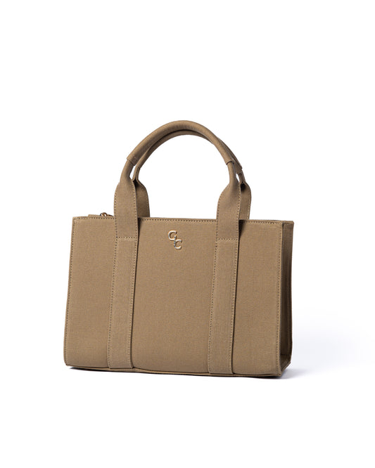 Galway Crystal Medium Tote Sand Canvas Shoulder/Hand Bag