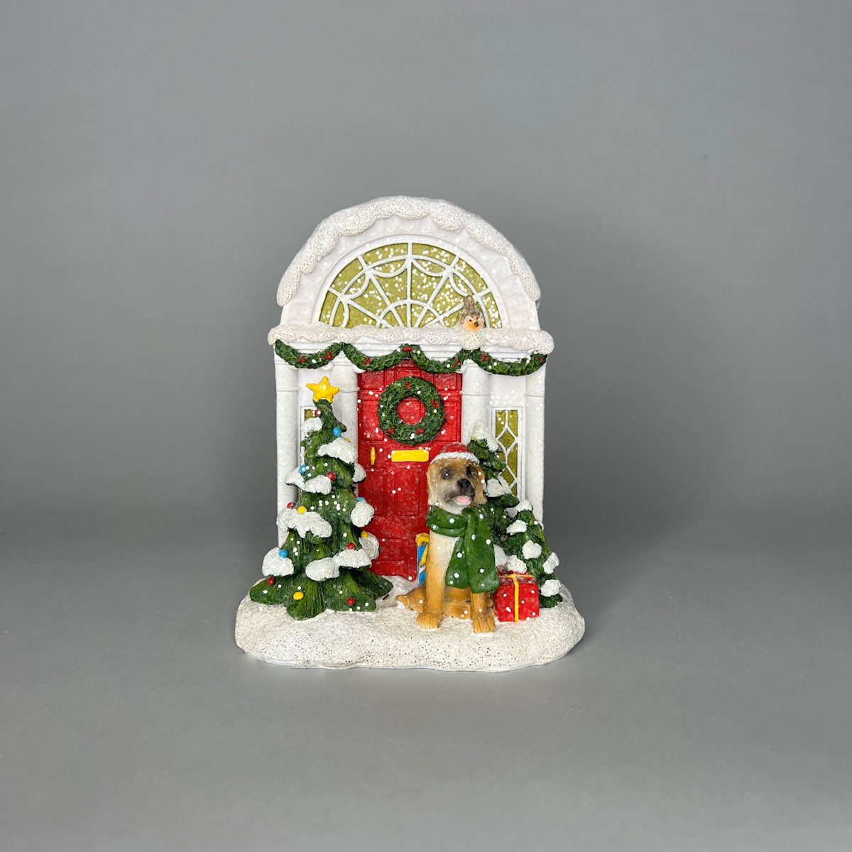 Georgian Christmas Door 9.5x3.8x10.5