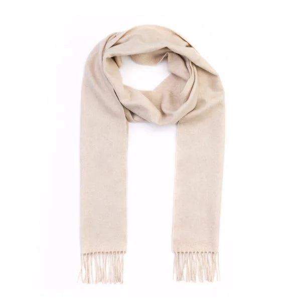 100% Cashmere Scarf Beige