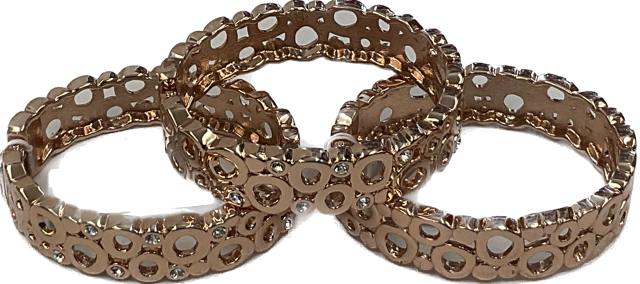 FASHION BANGLE CRYSTAL ROSE