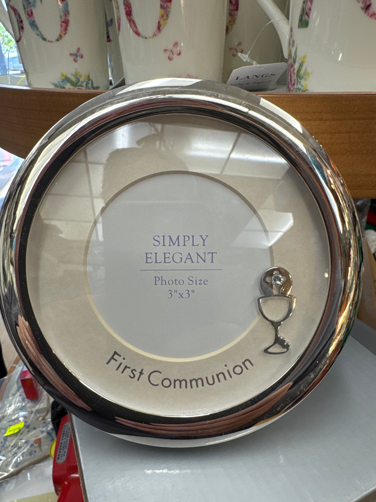 Communion Photo Frame/Metal/Silver Finish (C46605)