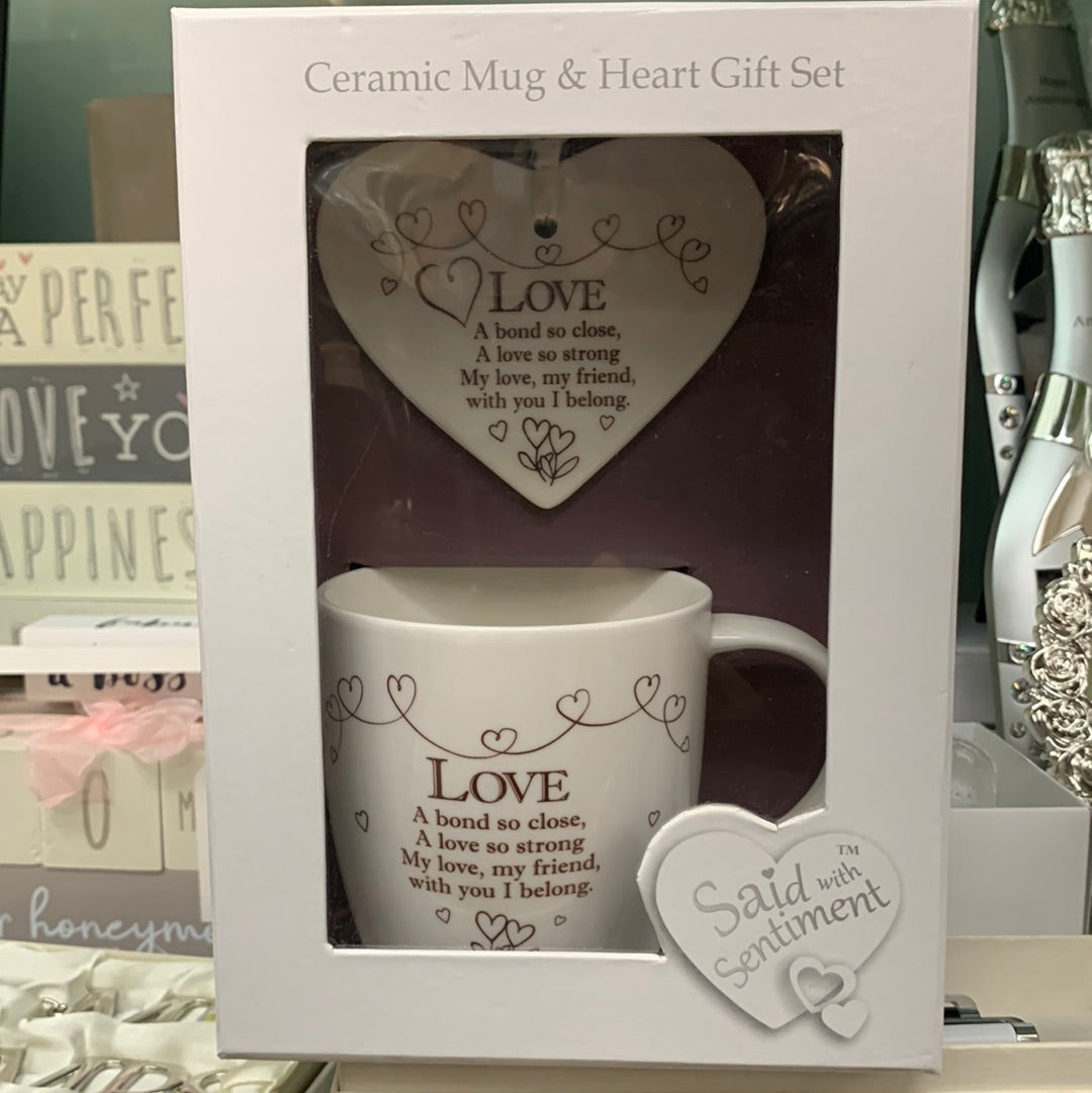 Love Mug & Hanger Set