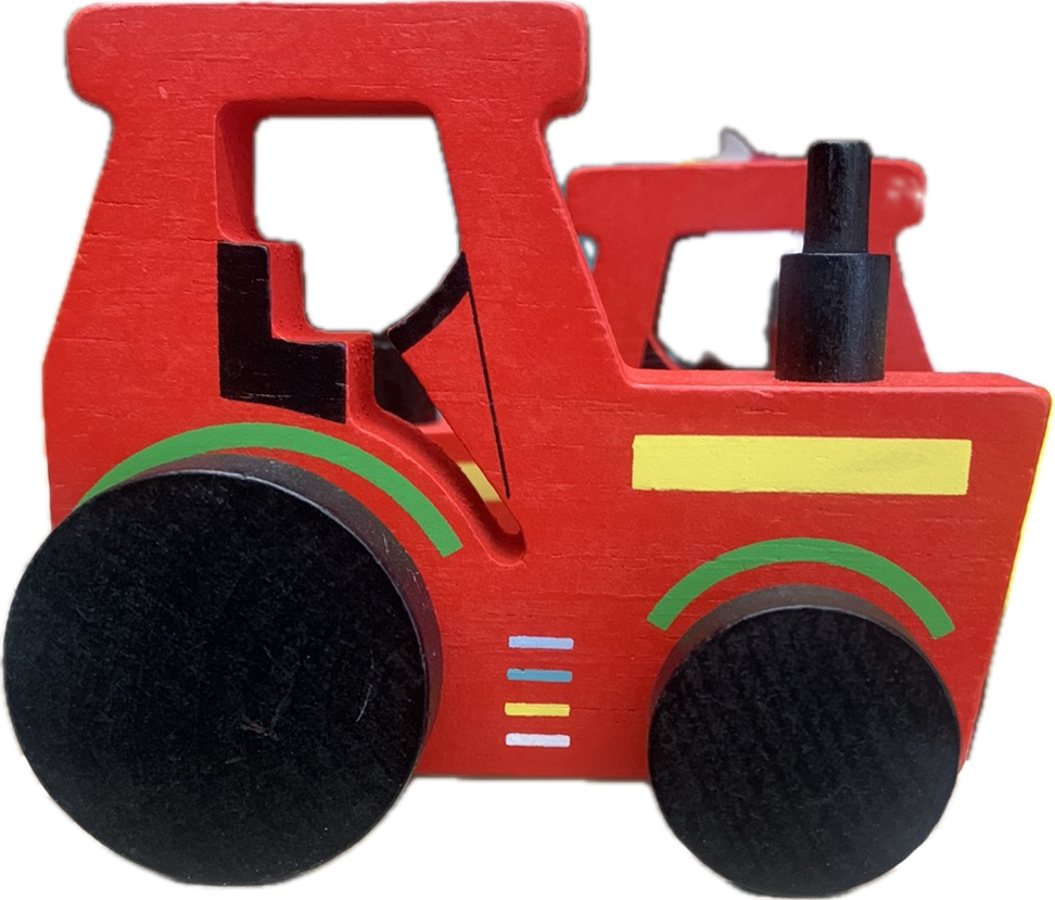 Train Letters Tractor