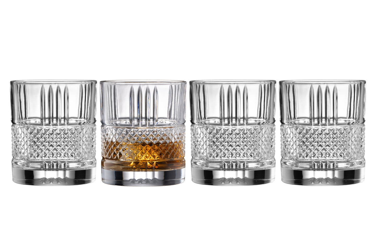 Galway Irish Crystal Eyre Double Old Fashioned set of 4