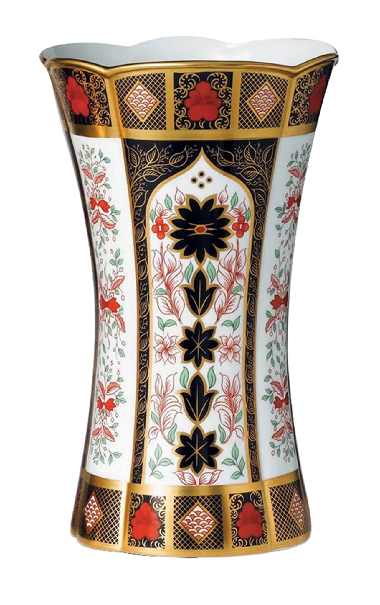 Royal Crown Derby Old Imari Column Vase