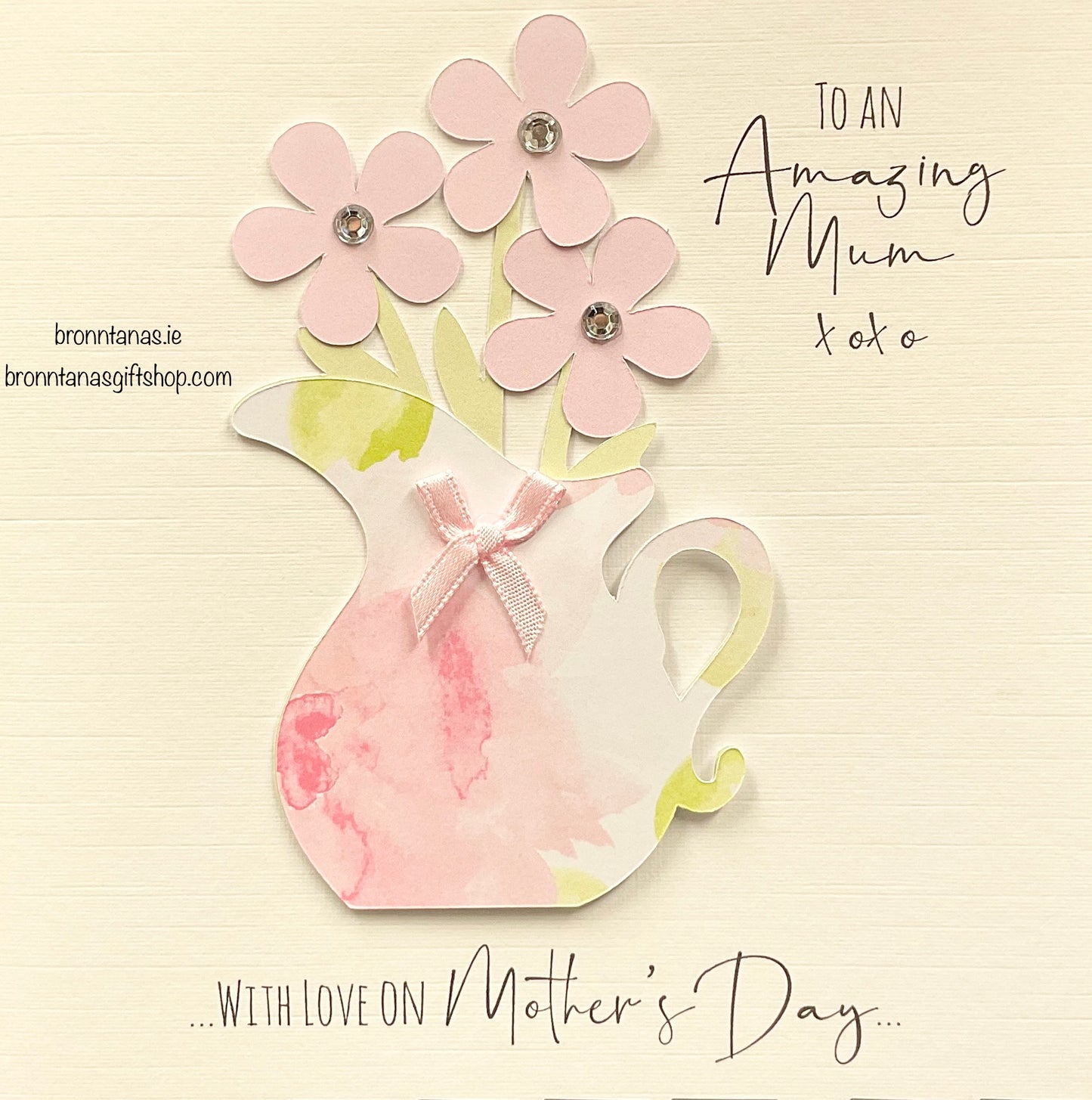 Handmade Happy Birthday Amazing Mum Card