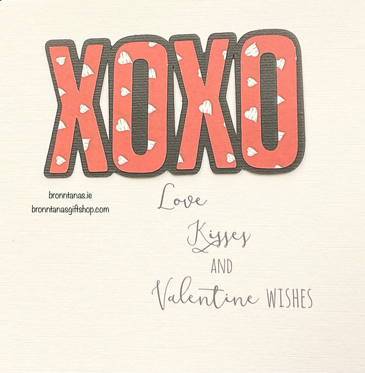 Handmade valentine cards xoxo