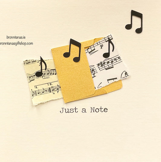 Handmade Just a Note Card