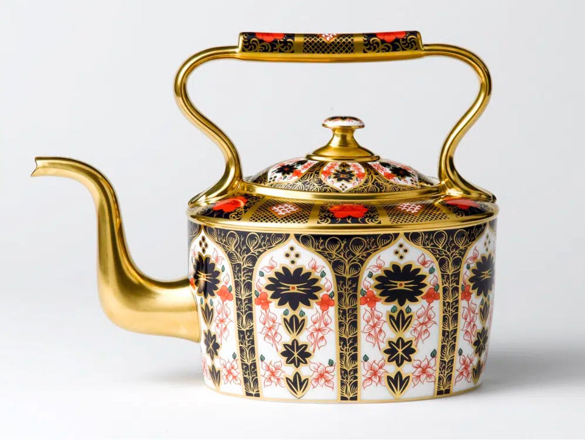 Royal Crown Derby Old Imari SGB Kettle Teapot