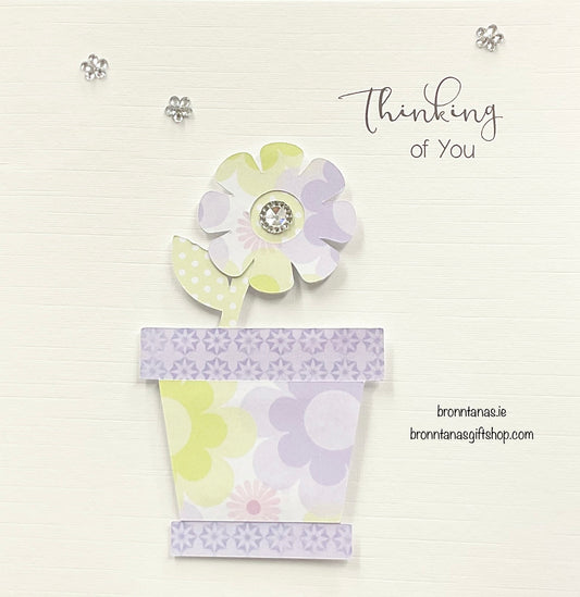 Handmade Thinking Of You Card