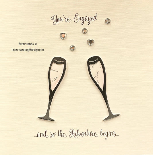 Handmade Engagement Card And So The Adventure…