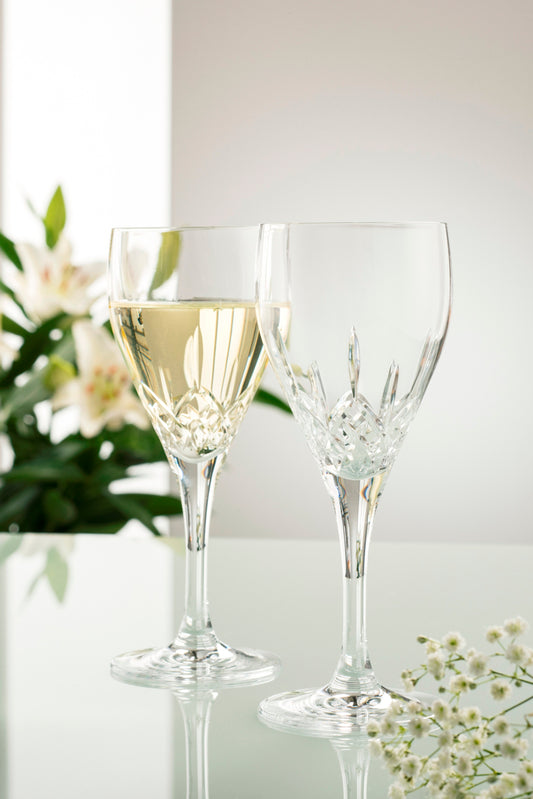 Galway Crystal Longford White Wine Pair