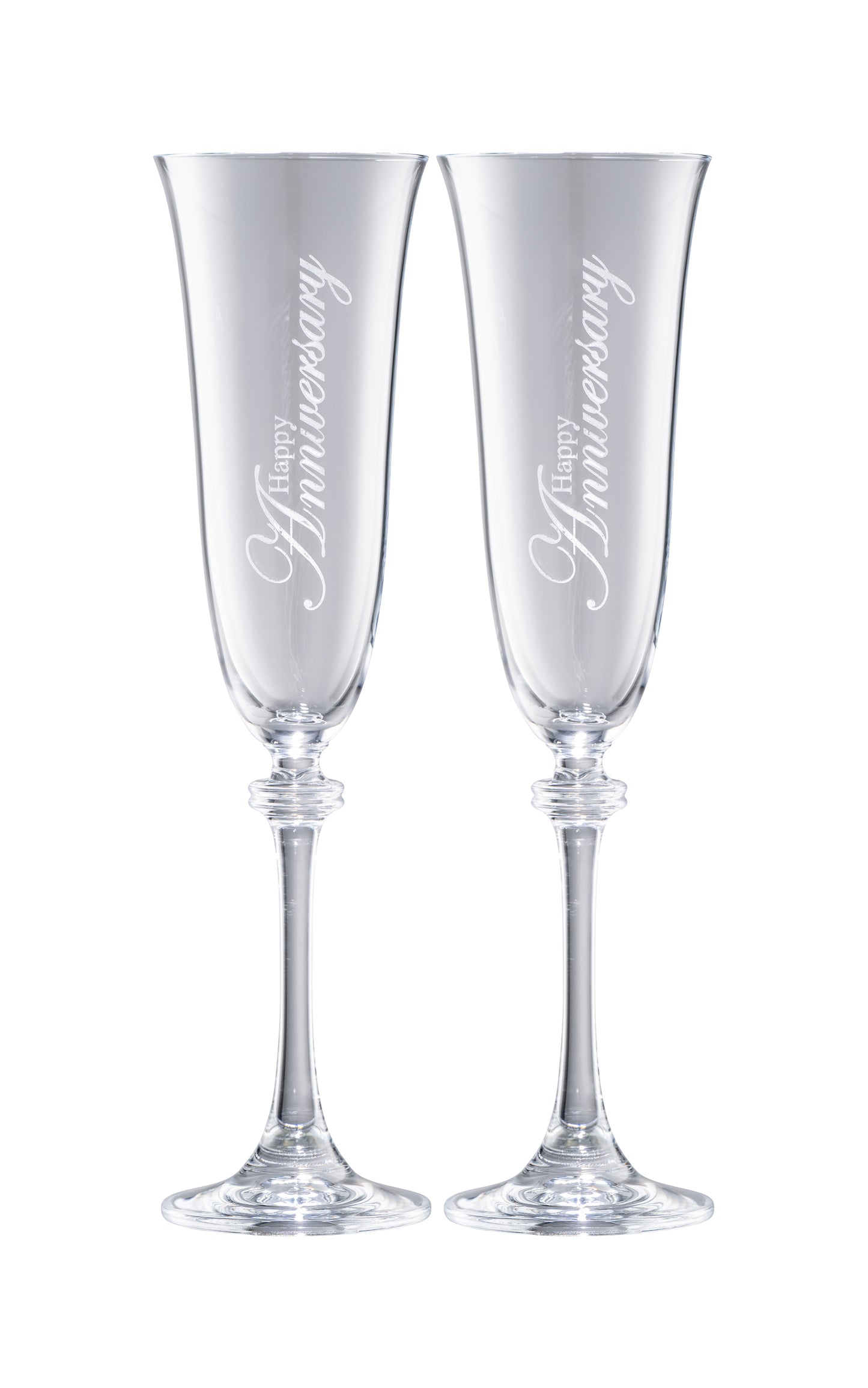 HAPPY ANNIVERSARY FLUTE CHAMPAGNE LIBERTY PAIR