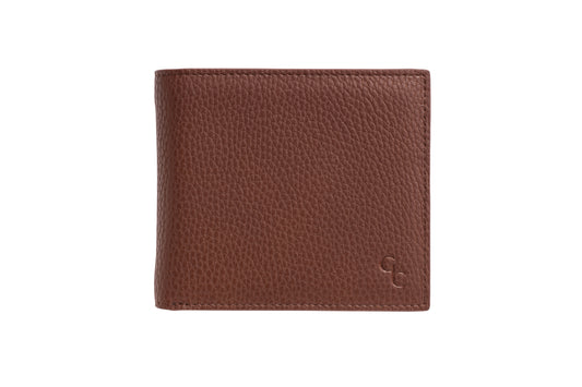Brown Billfold Wallet / 9.5x10.5cm
