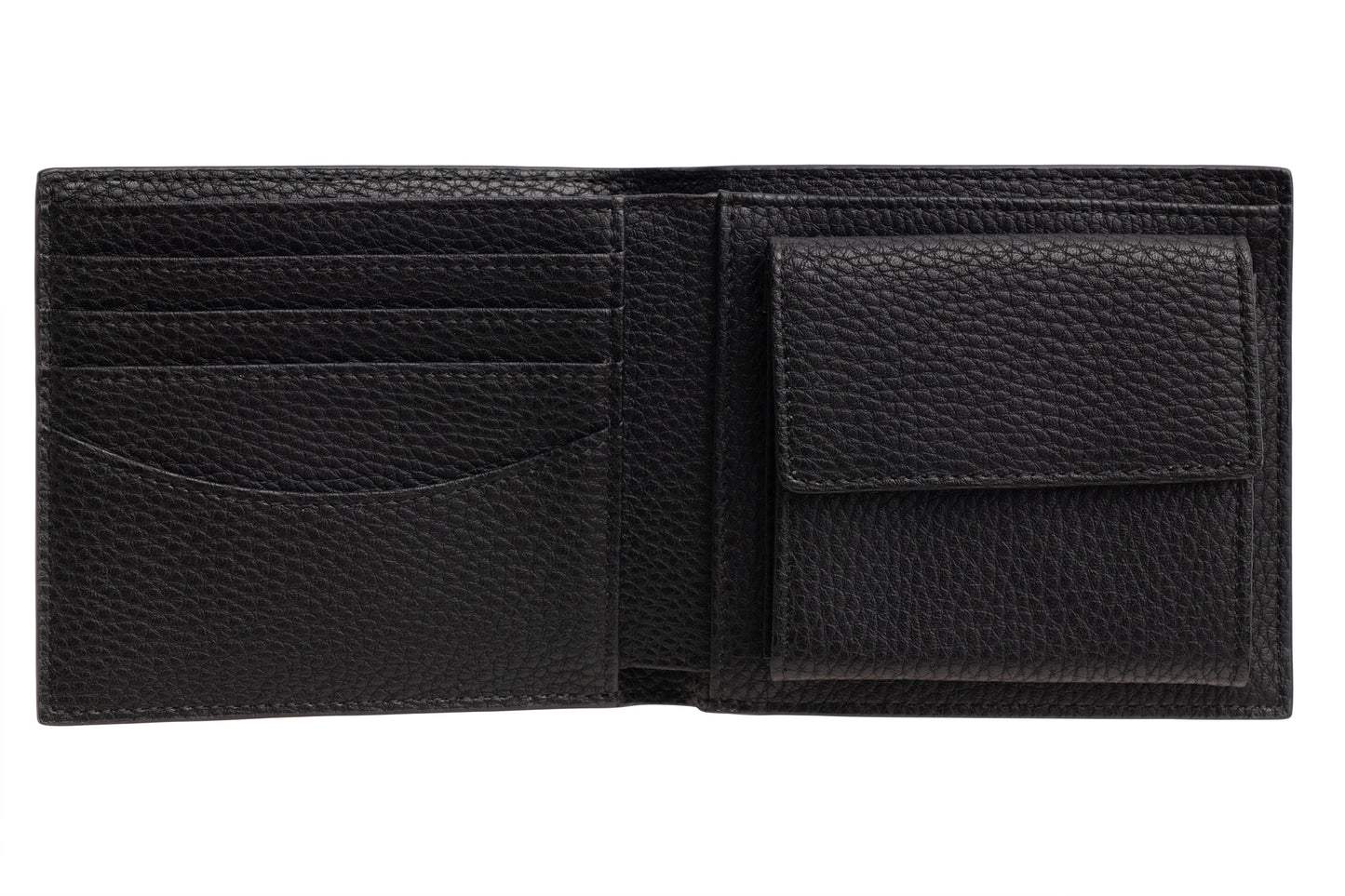 Black Billfold Wallet / 9.5x10.5cm