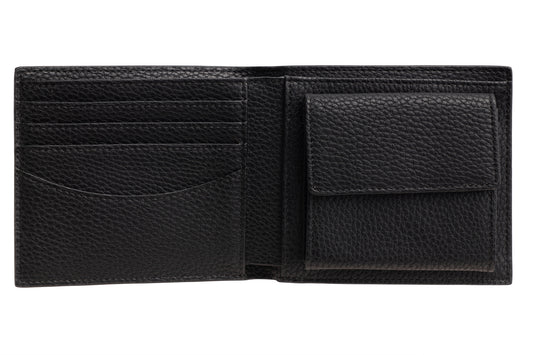 Black Billfold Wallet / 9.5x10.5cm