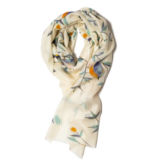 Galway Crystal Little Bird Merino Wool Scarf