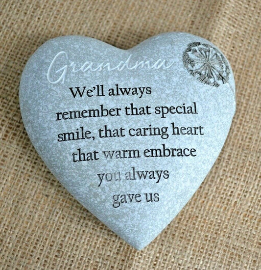 Grandma Heart Grave Stone