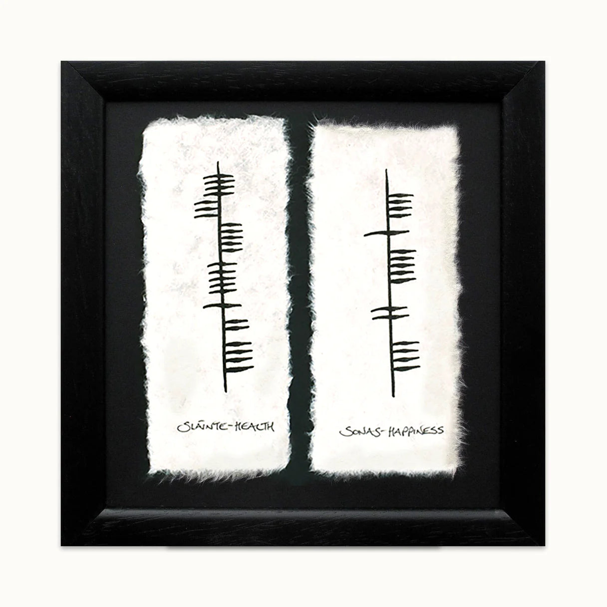 Ogham Sláinte / Sonas - Health / Happiness Double