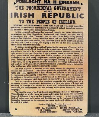 Proclamation Enamel Metal Poster A3