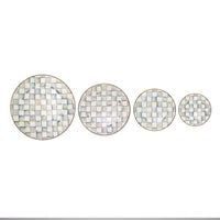 Sterling Check Dinner Plate
