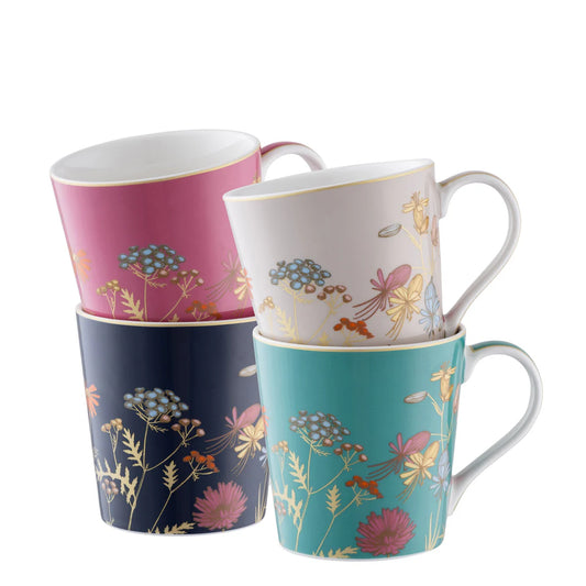 GOLDEN MEADOW AYNSLEY Mugs (Set of 4)