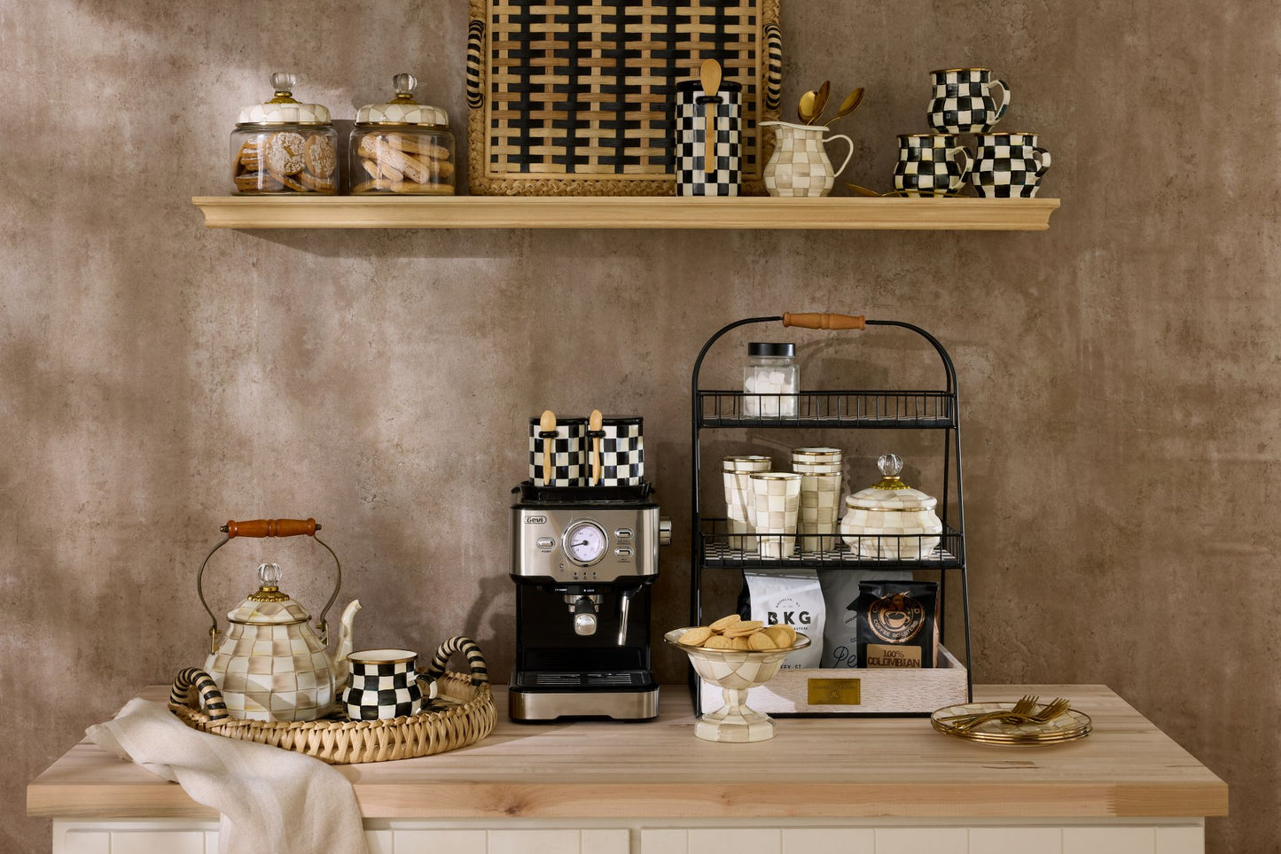 Courtly Check Canister - Large